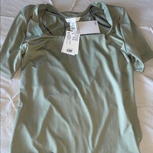 H&M women Olive Green Top